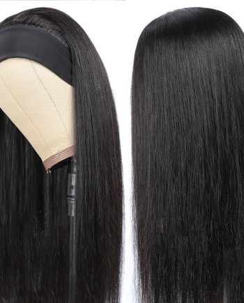 Women's Human Hair Headband Wig
