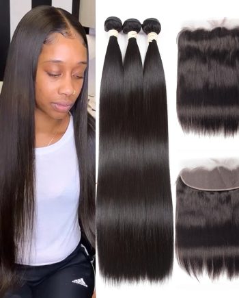 Long Straight Human Hair Weave Bundle