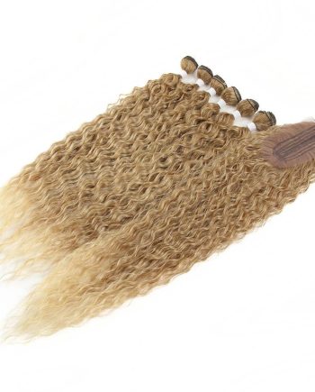 Long Curly Synthetic Hair Extension Bundle