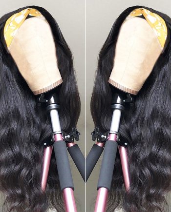 100% Human Hair Headband Wig