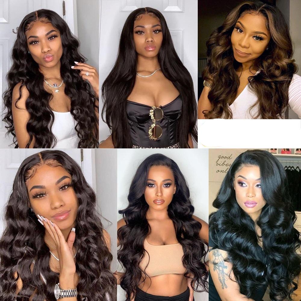 Transparent Front Lace Brazilian Hair Bundles Transparent Front Lace Brazilian Hair Bundles