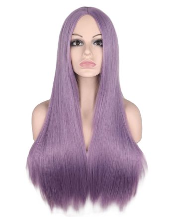 Bright Pre-Colored Long Straight Synthetic Hair Wig