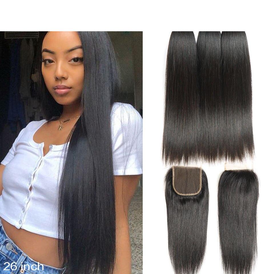 Straight Human Hair Bundles