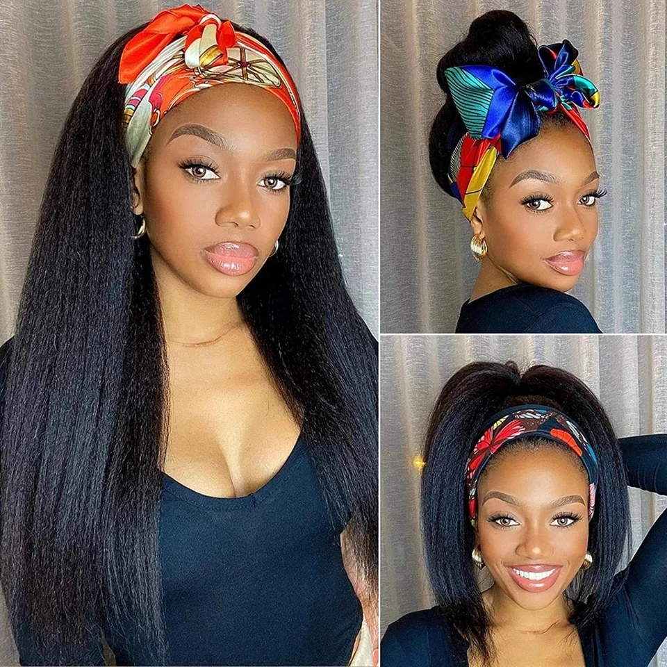 Human Hair Kinky Headband Wig Human Hair Kinky Headband Wig