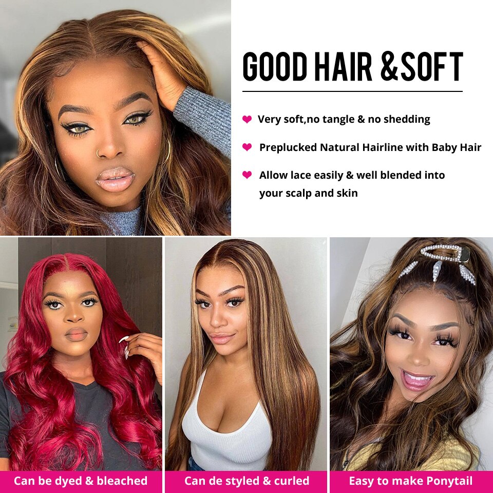 Ombre Body Wave Bundles with Closure Ombre Body Wave Bundles with Closure