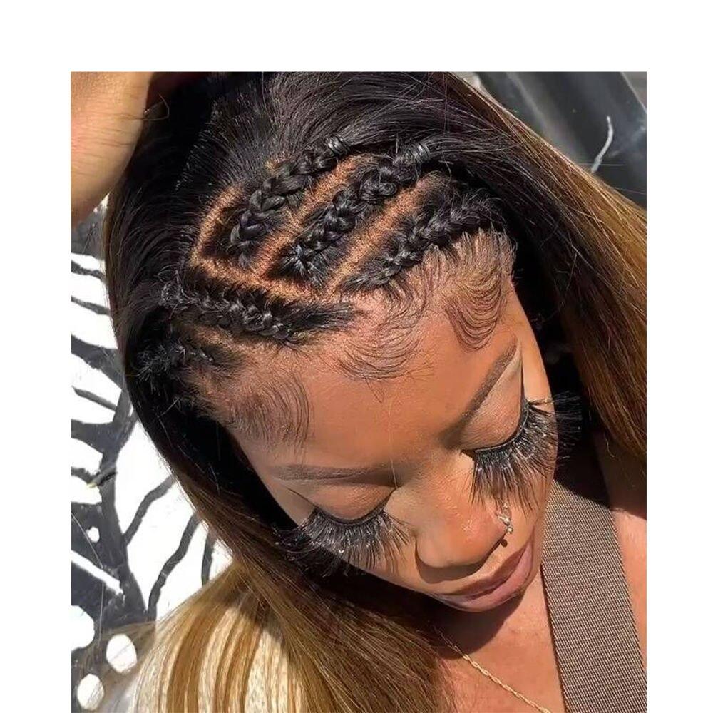 13x6 Ombre Brown Lace Front Wig - Image 2