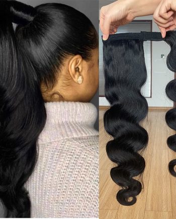 Wrap Around Human Hair Ponytail